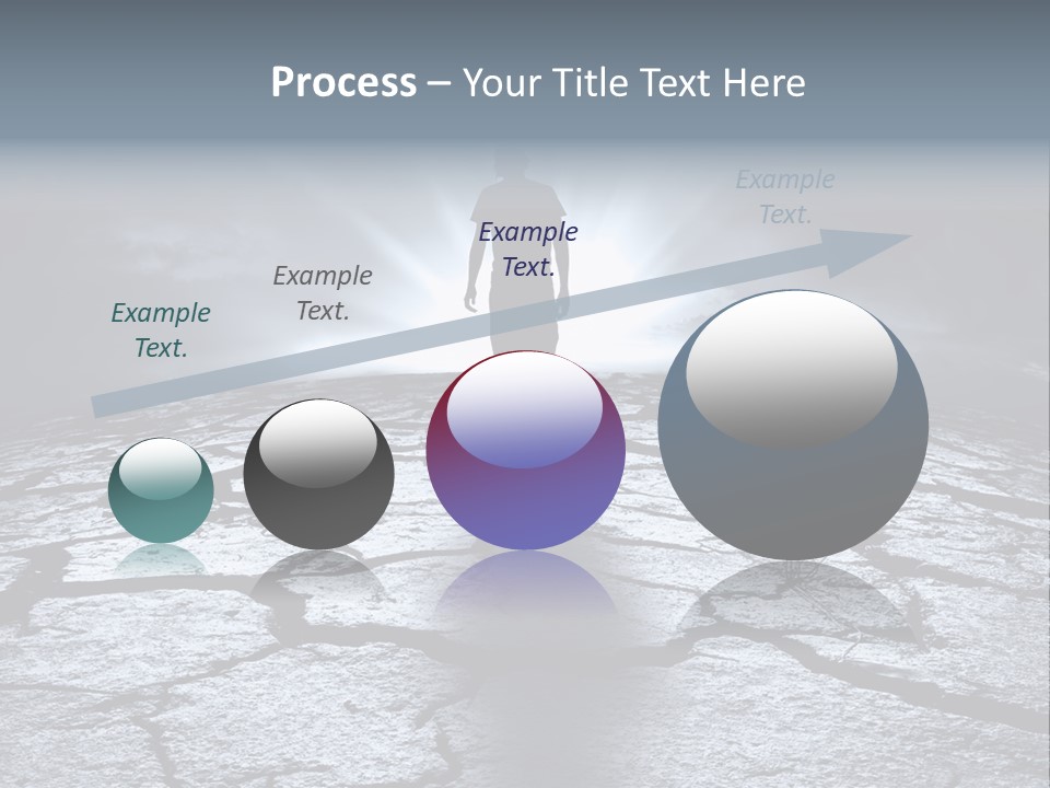 Explosion Sustainable Barren PowerPoint Template