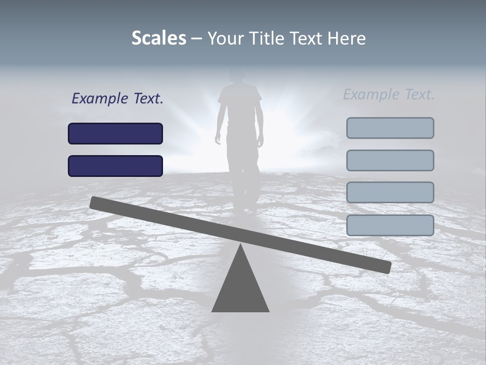 Explosion Sustainable Barren PowerPoint Template