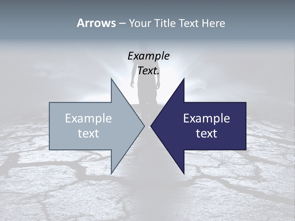 Explosion Sustainable Barren PowerPoint Template