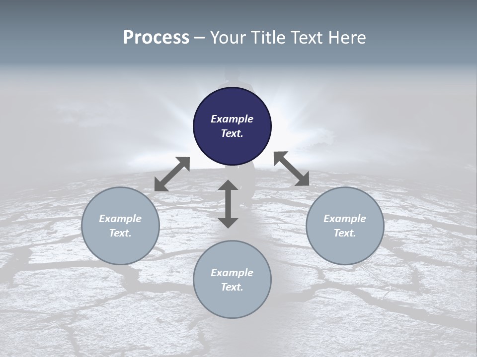 Explosion Sustainable Barren PowerPoint Template