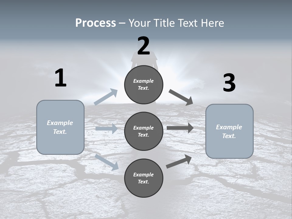 Explosion Sustainable Barren PowerPoint Template