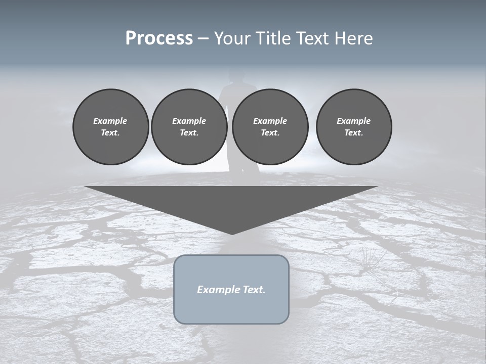 Explosion Sustainable Barren PowerPoint Template