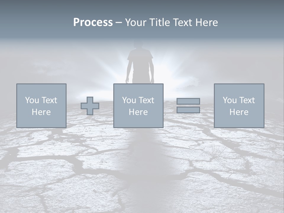 Explosion Sustainable Barren PowerPoint Template