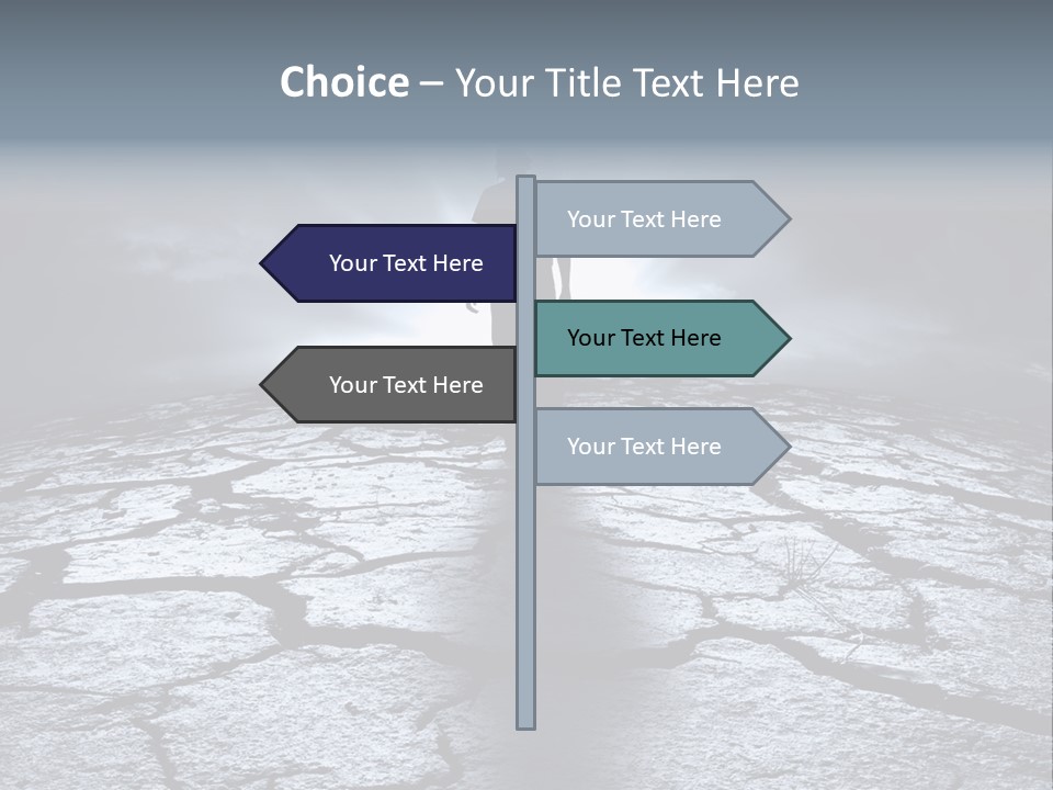 Explosion Sustainable Barren PowerPoint Template