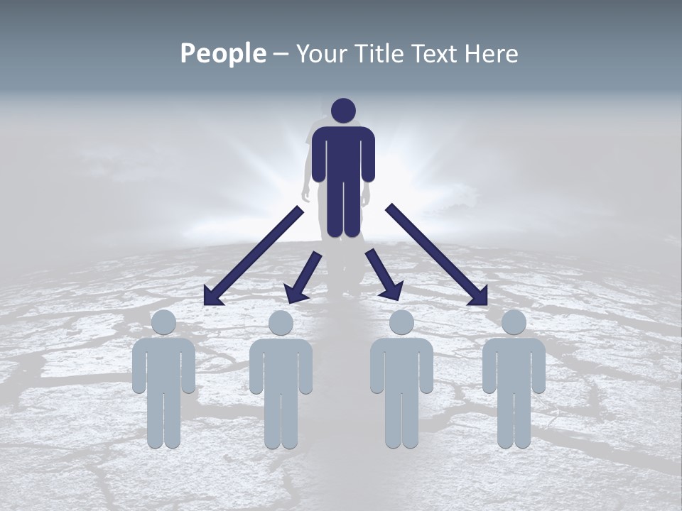 Explosion Sustainable Barren PowerPoint Template