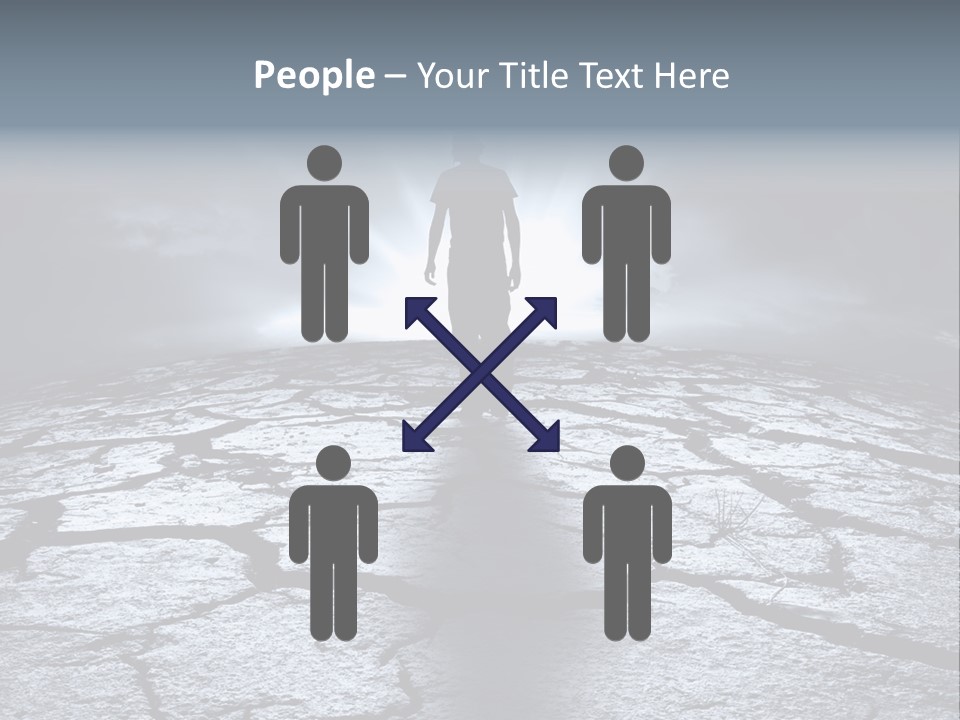 Explosion Sustainable Barren PowerPoint Template