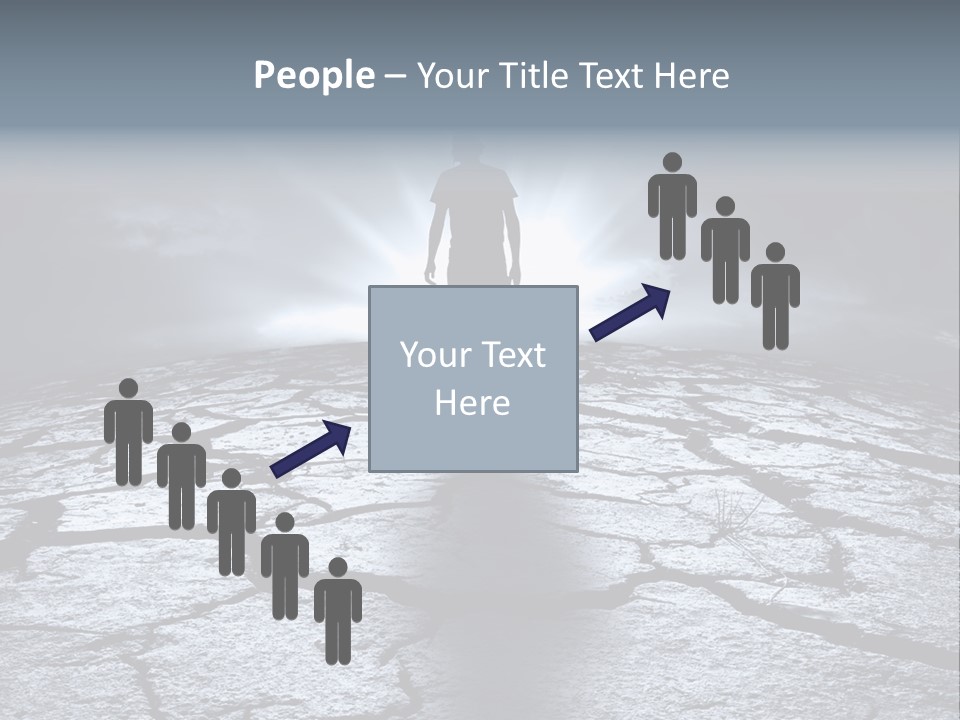 Explosion Sustainable Barren PowerPoint Template