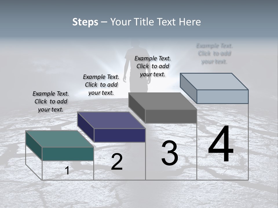 Explosion Sustainable Barren PowerPoint Template