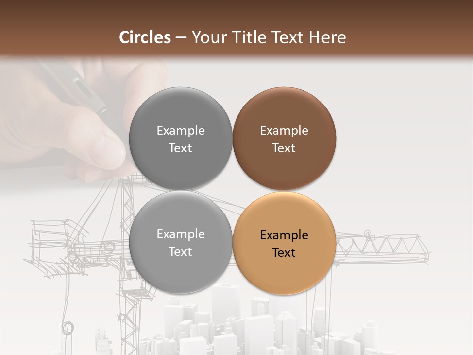 Exterior Ink Pen PowerPoint Template