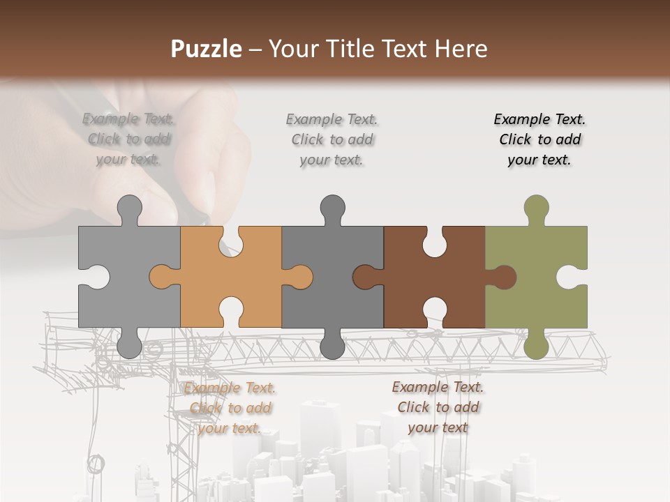 Exterior Ink Pen PowerPoint Template