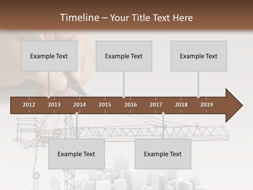 Exterior Ink Pen PowerPoint Template