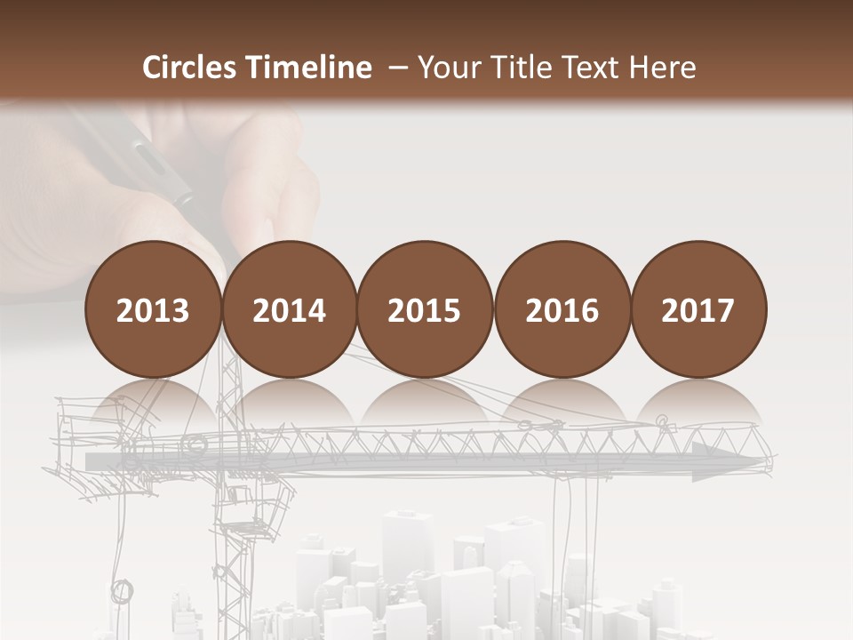 Exterior Ink Pen PowerPoint Template