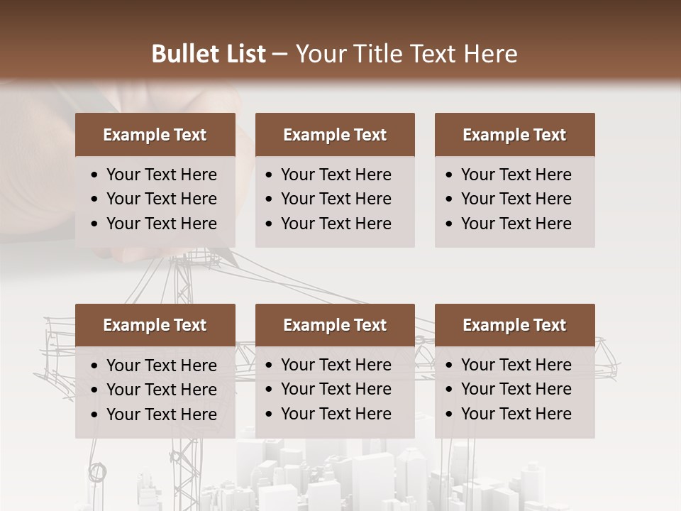 Exterior Ink Pen PowerPoint Template