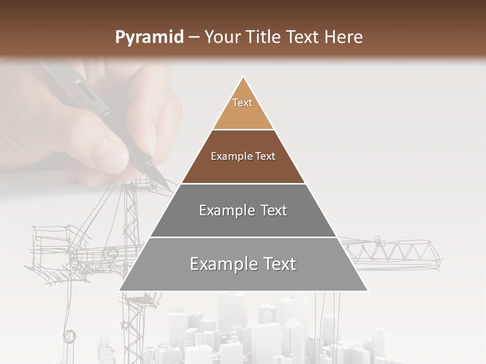 Exterior Ink Pen PowerPoint Template