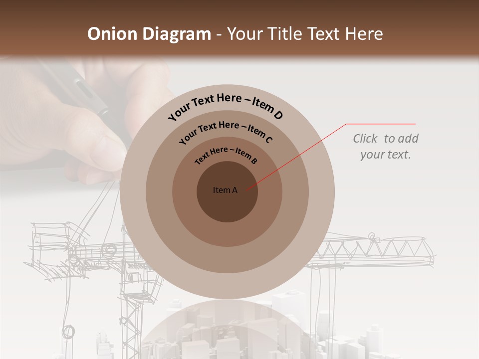 Exterior Ink Pen PowerPoint Template