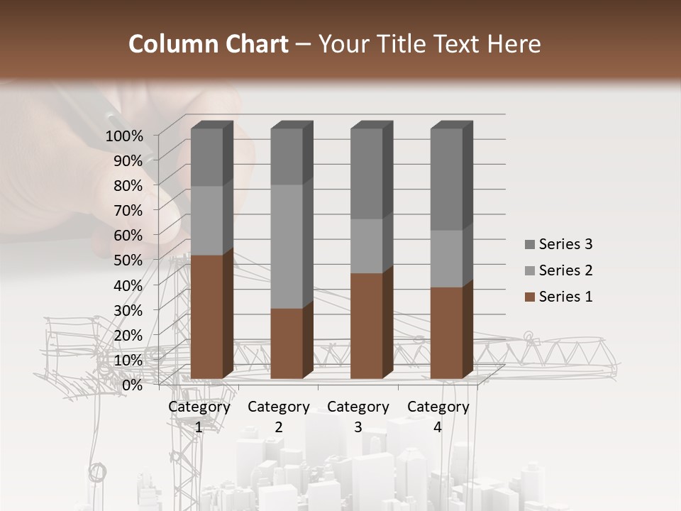 Exterior Ink Pen PowerPoint Template