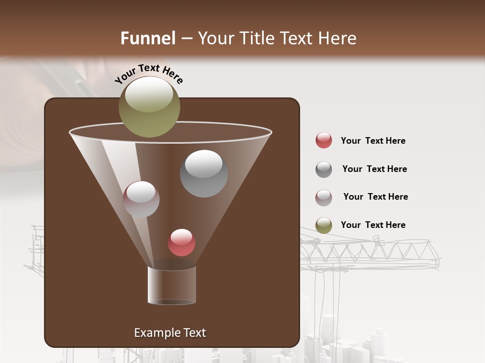Exterior Ink Pen PowerPoint Template