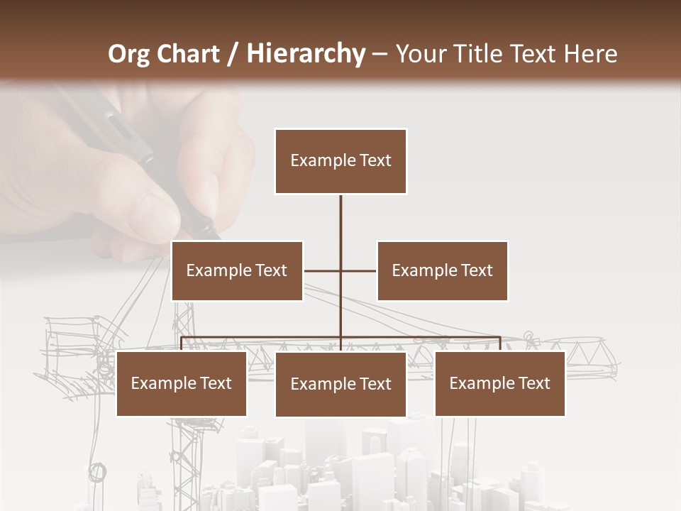 Exterior Ink Pen PowerPoint Template