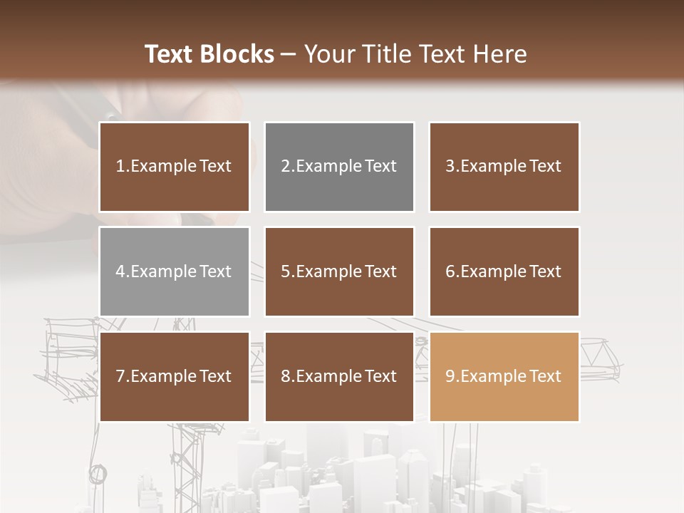 Exterior Ink Pen PowerPoint Template