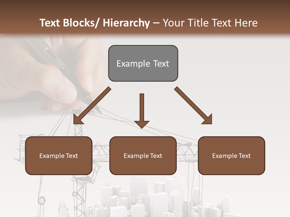 Exterior Ink Pen PowerPoint Template