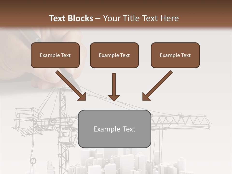 Exterior Ink Pen PowerPoint Template