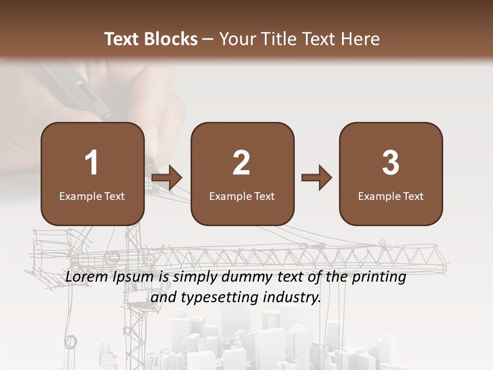 Exterior Ink Pen PowerPoint Template