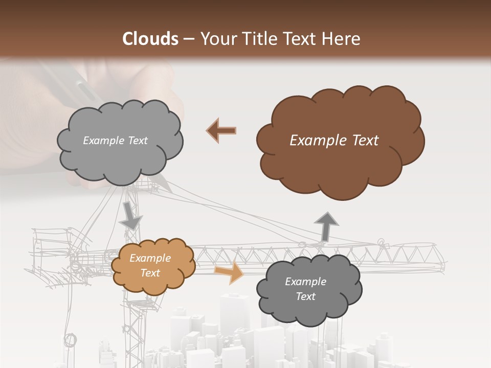 Exterior Ink Pen PowerPoint Template