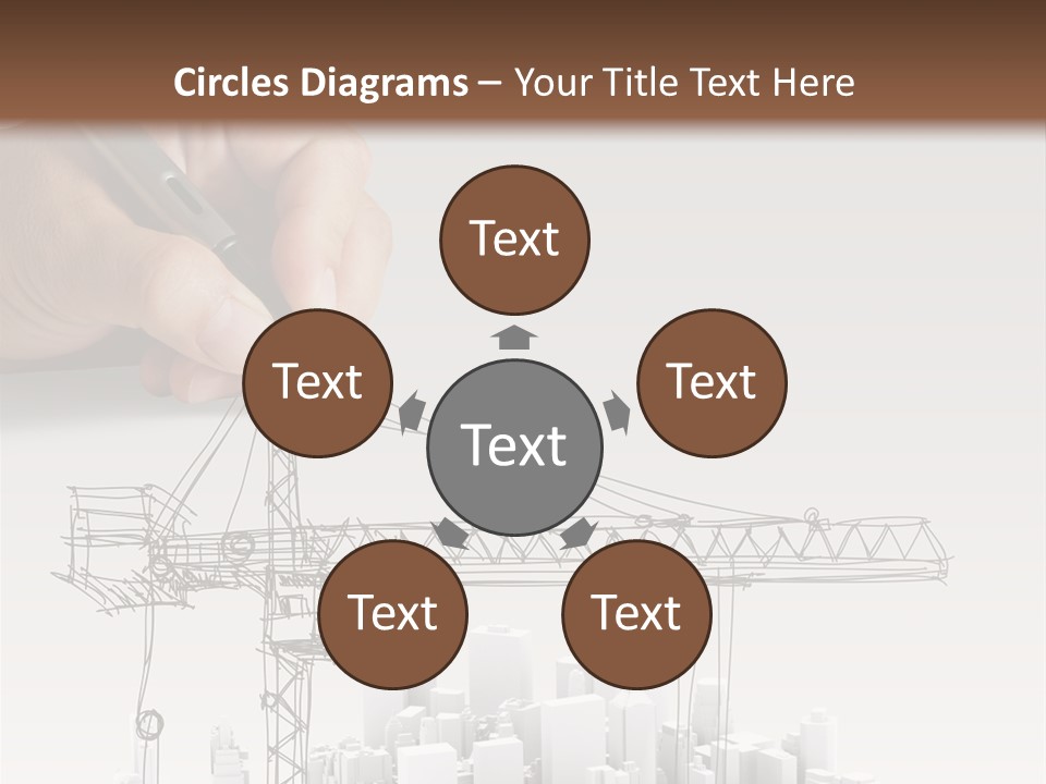 Exterior Ink Pen PowerPoint Template