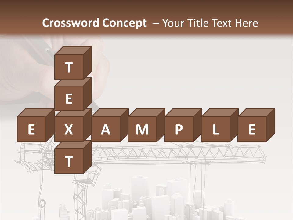 Exterior Ink Pen PowerPoint Template
