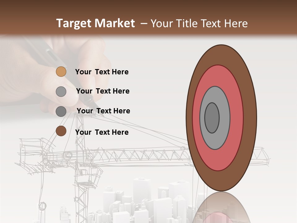 Exterior Ink Pen PowerPoint Template