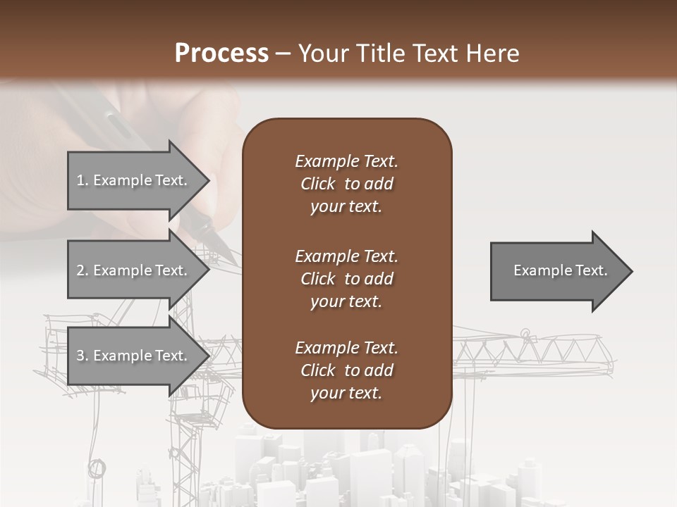 Exterior Ink Pen PowerPoint Template
