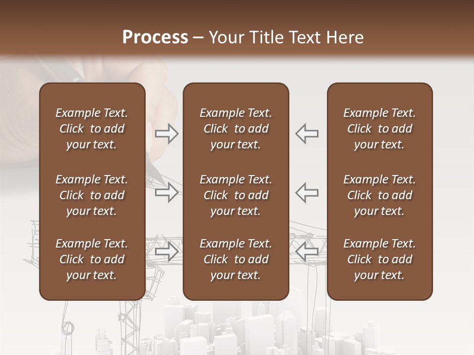 Exterior Ink Pen PowerPoint Template
