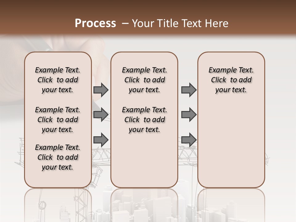 Exterior Ink Pen PowerPoint Template
