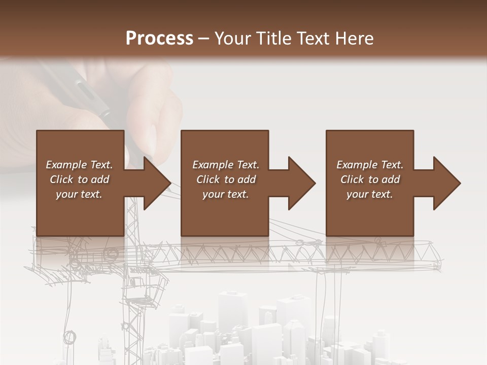 Exterior Ink Pen PowerPoint Template
