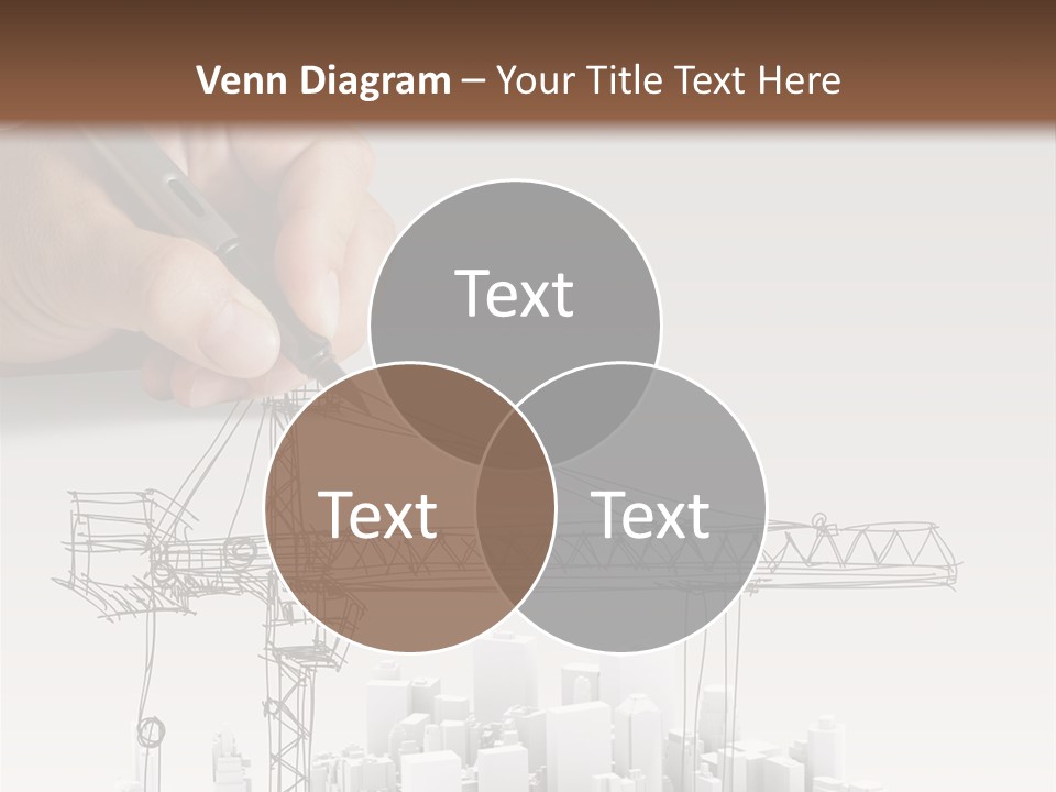 Exterior Ink Pen PowerPoint Template