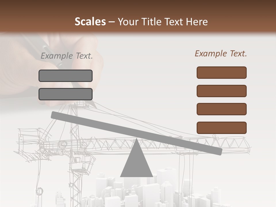 Exterior Ink Pen PowerPoint Template