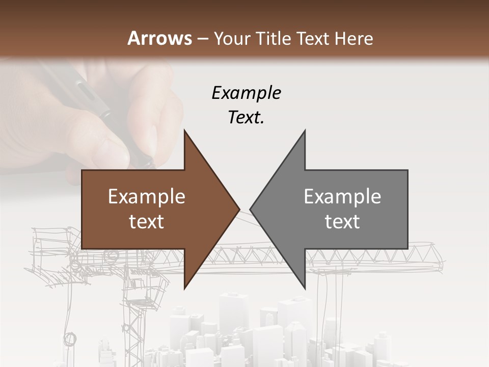 Exterior Ink Pen PowerPoint Template