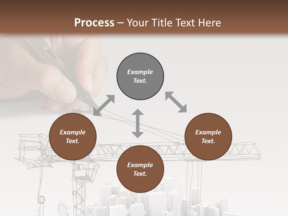 Exterior Ink Pen PowerPoint Template