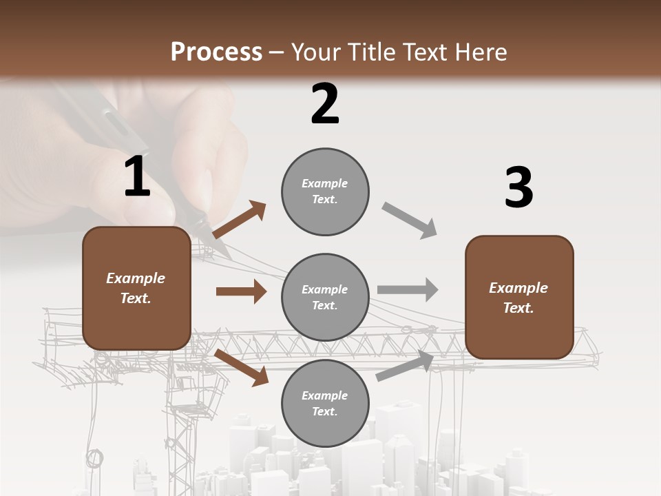 Exterior Ink Pen PowerPoint Template