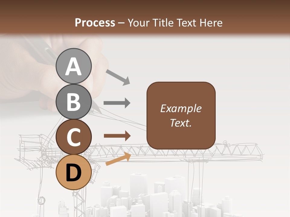 Exterior Ink Pen PowerPoint Template