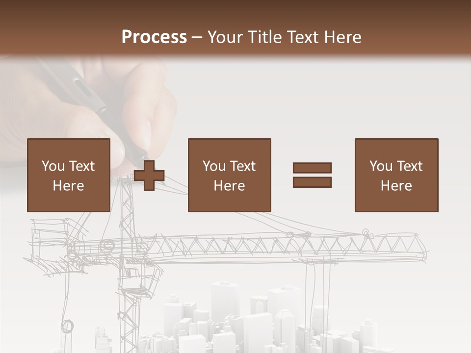 Exterior Ink Pen PowerPoint Template
