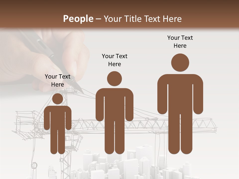 Exterior Ink Pen PowerPoint Template