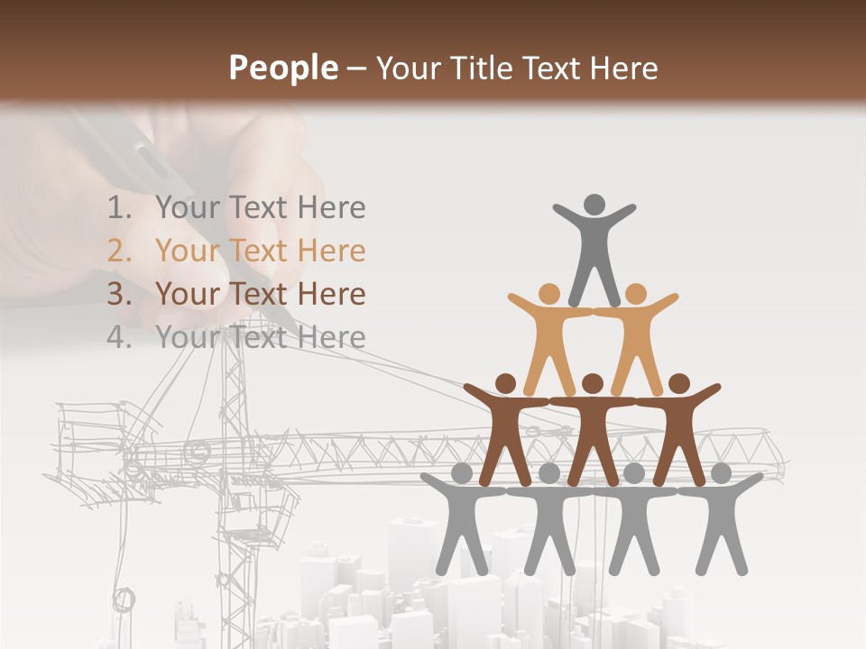 Exterior Ink Pen PowerPoint Template