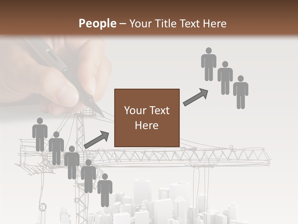Exterior Ink Pen PowerPoint Template