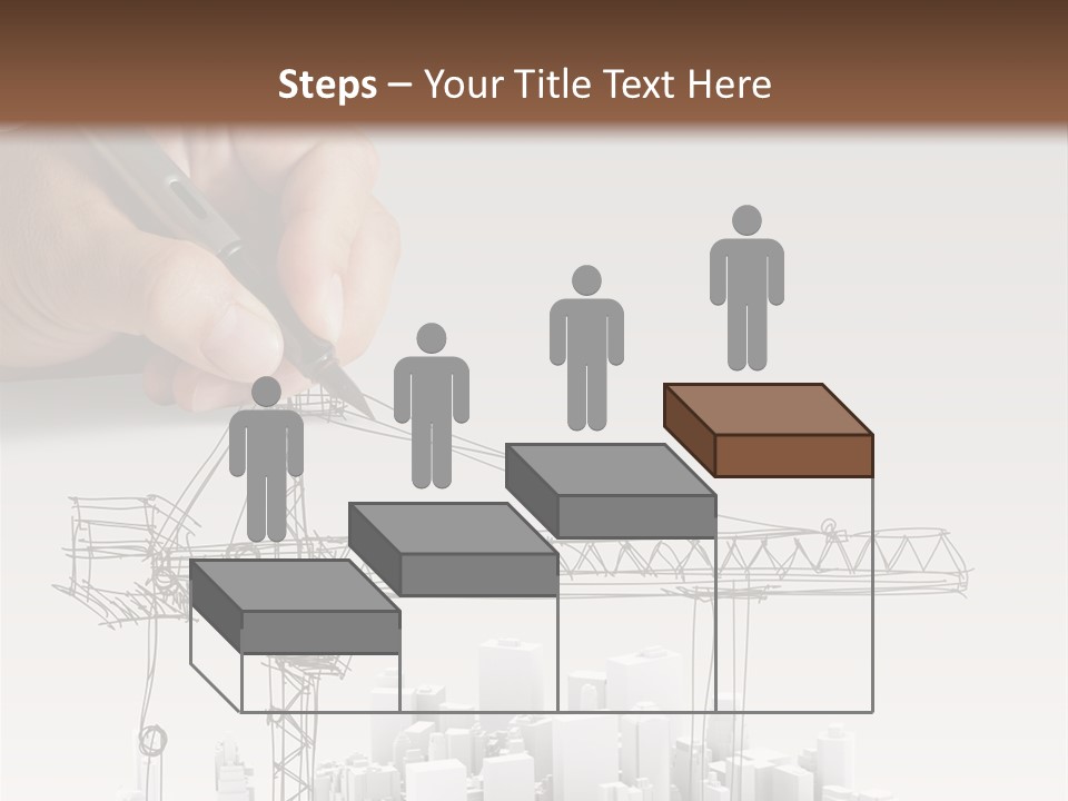 Exterior Ink Pen PowerPoint Template