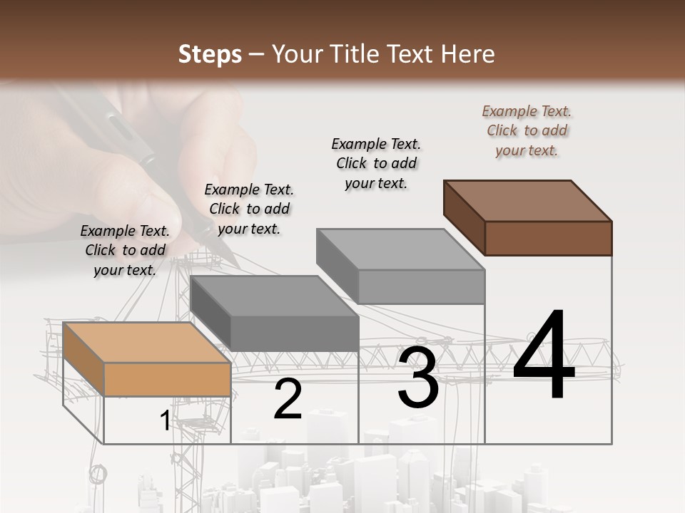 Exterior Ink Pen PowerPoint Template
