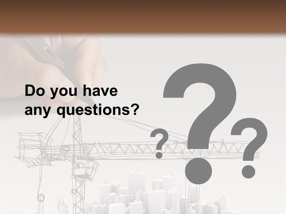 Exterior Ink Pen PowerPoint Template