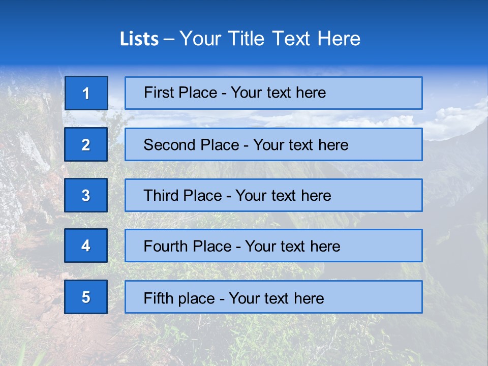 Indian Summit Mountain PowerPoint Template