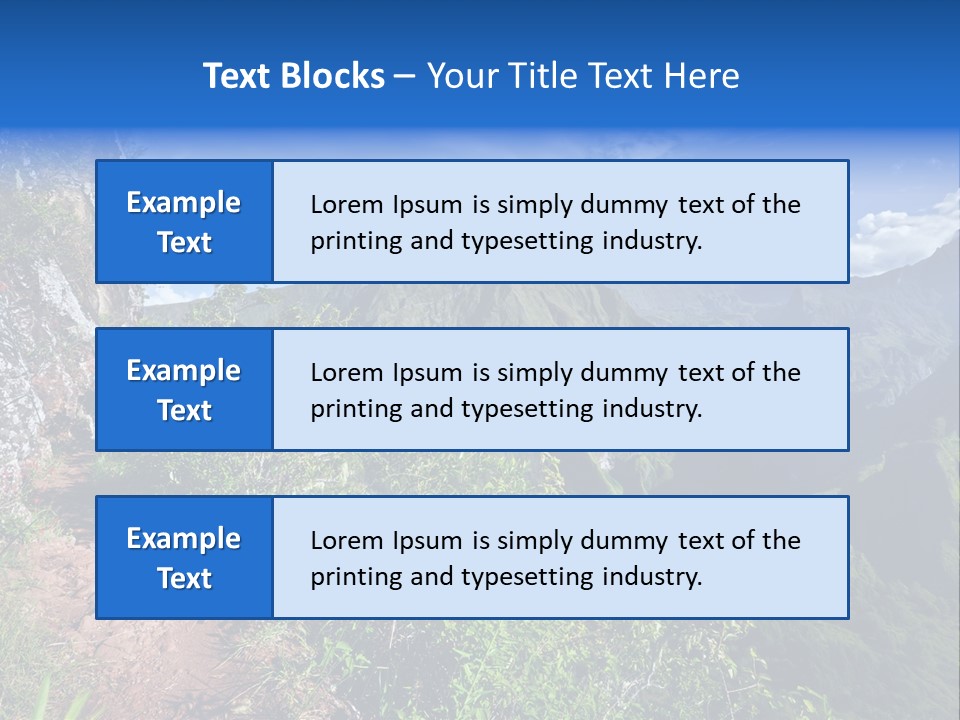 Indian Summit Mountain PowerPoint Template