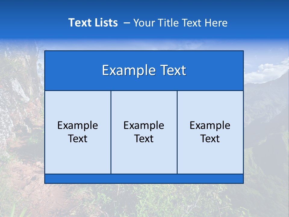 Indian Summit Mountain PowerPoint Template